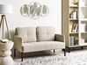 2 Seater Fabric Sofa Beige LAHTI_930603