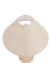 Lámpara de mesa de cerámica beige NURIA _904890
