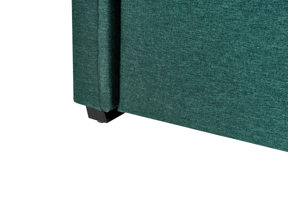 Trundle Bed Fabric LIBOURNE 90 x 200 cm (EU Single) Dark Green_1045239