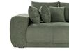 4-istuttava sohva chenille tummanvihreä TORPO_918904