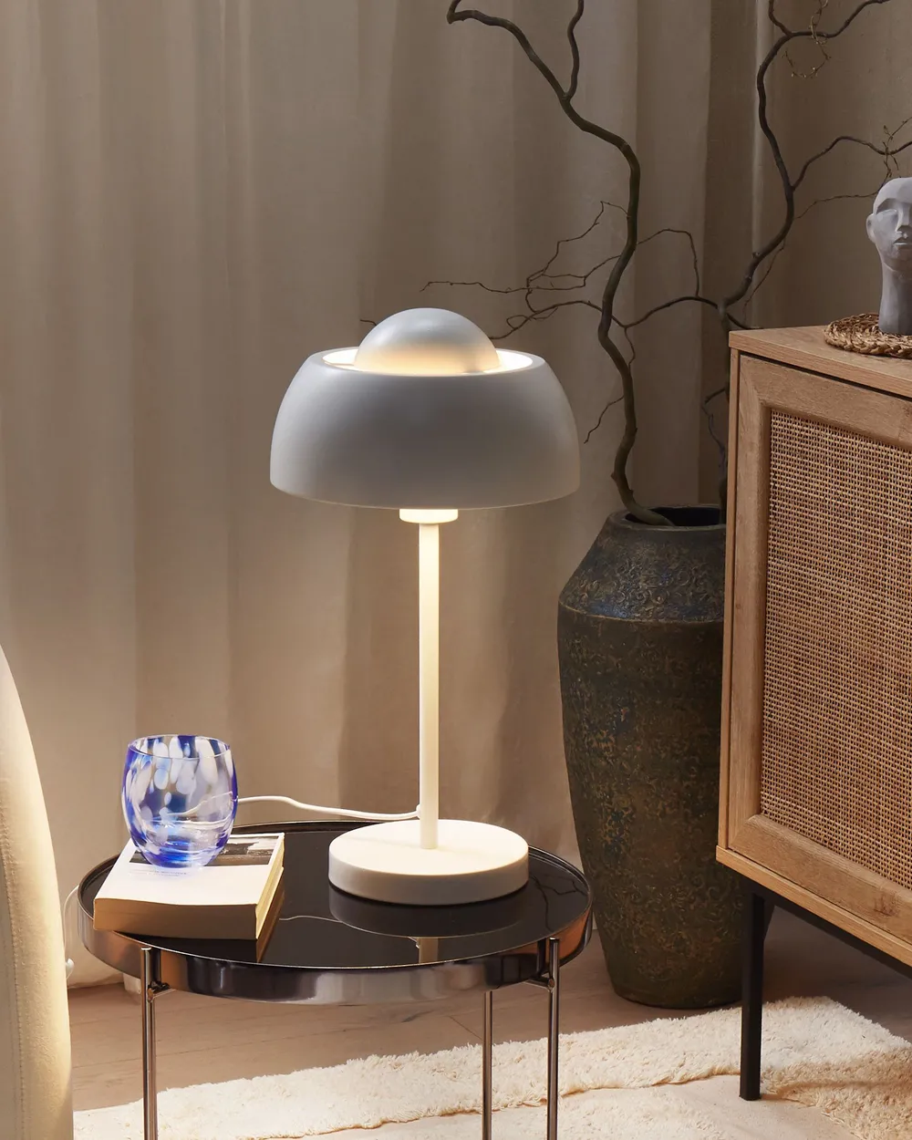 Table Lamp SENETTE Metal White