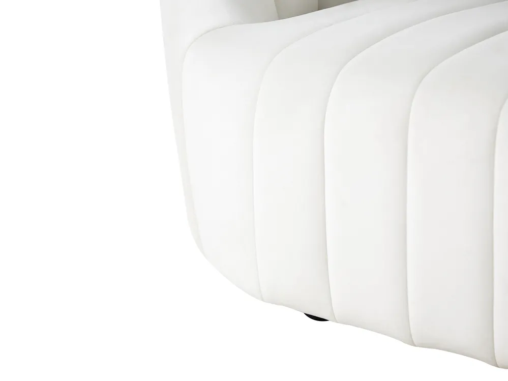 Sofa 2 Seater MALUNG Velvet Off-White_883975