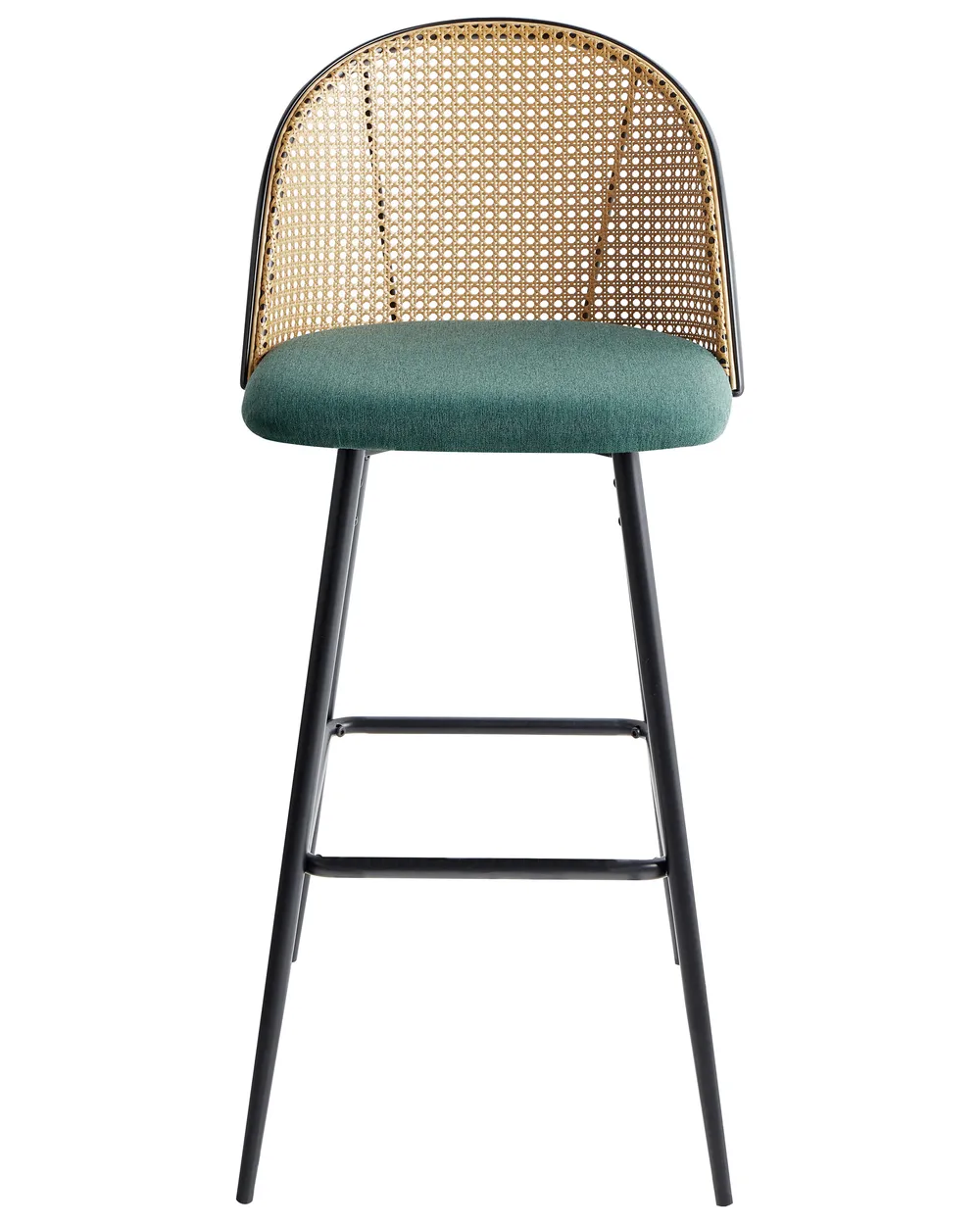 Set of 2 Bar Chairs CORNELL Metal Green_970233
