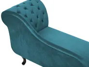 Right-Hand Chaise Longue NIMES Velvet Teal_805940