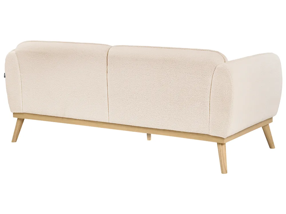 Set da salotto 5 posti LJUNG Bouclé Beige chiaro_1076612