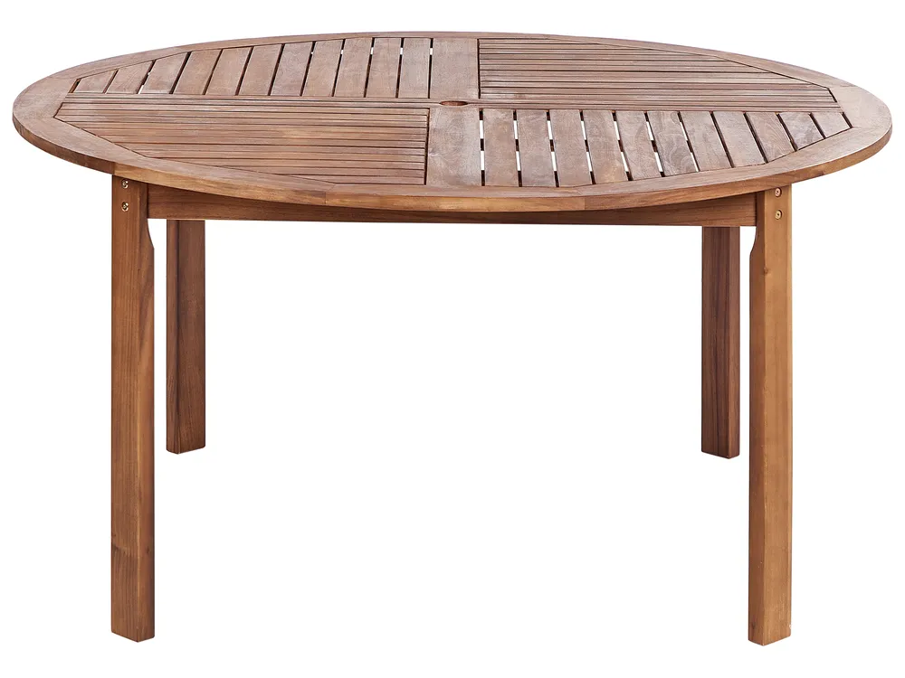 Set da pranzo da giardino 6 posti AGELLO Legno d'acacia Marrone_924286