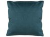 3-istuttava sohva samettinen sinivihreä GAULA_706335