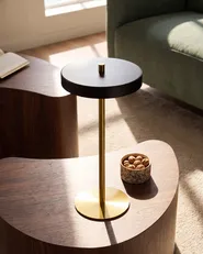 Lampa stołowa LED EVENLODE Ze ściemniaczem Metal Czarny_1106839