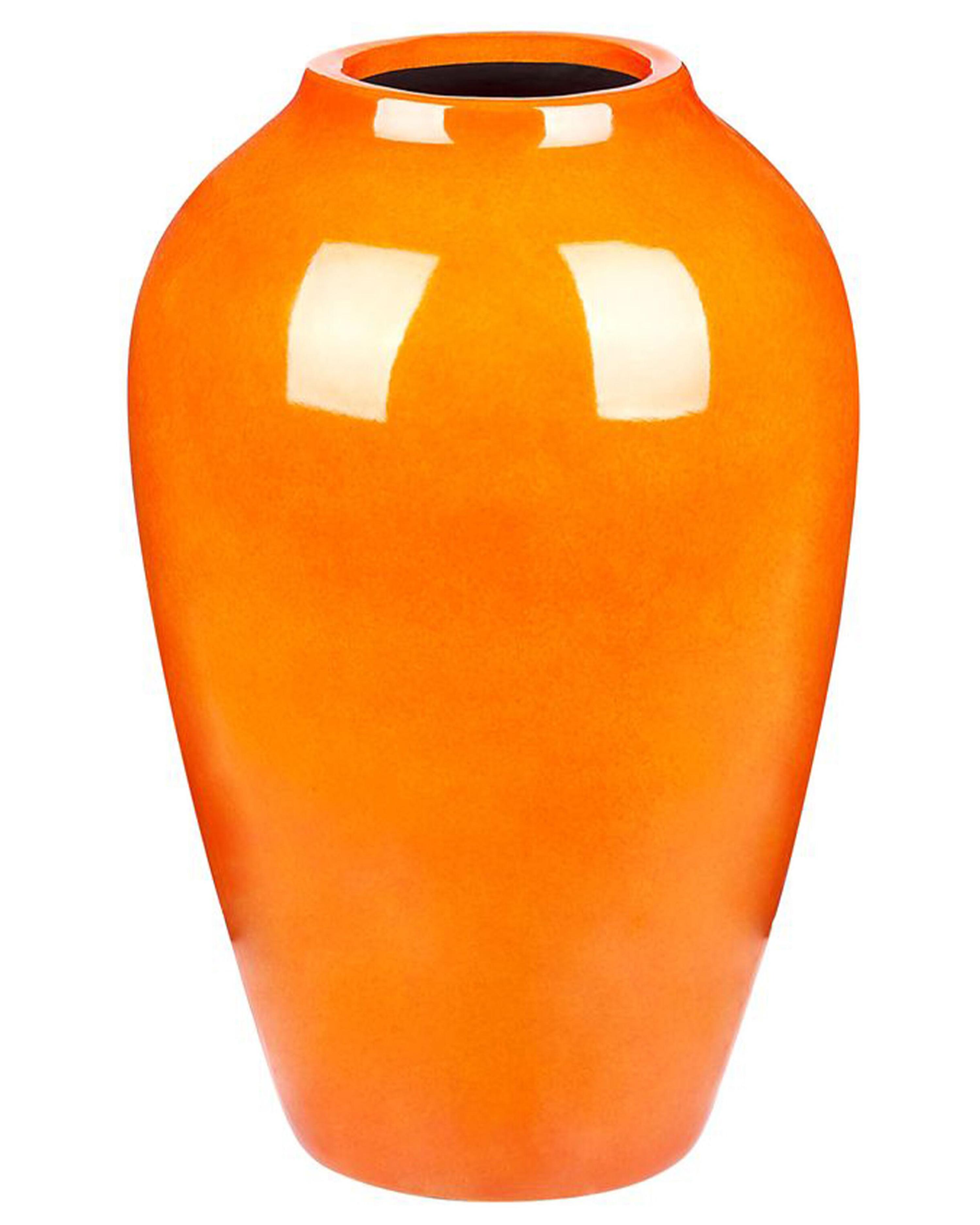 Florero de terracota naranja 39 cm TERRASA