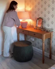 Table Lamp BARTON Ceramic Brown_1052604