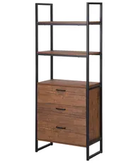 Regał TIFTON 158 cm Ciemnobrązowy_758770