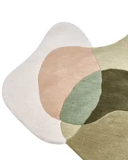 Rug SINJUWI Green ø 140 cm Wool_1059436