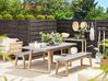 Concrete Garden Table 180 x 90 cm Grey ORIA_804541