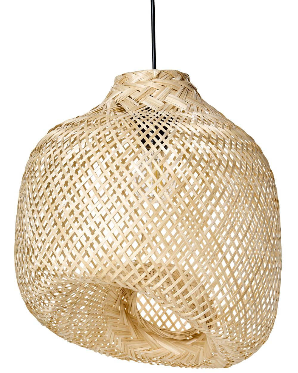 Loftlampe GURABO Bambus Naturlig