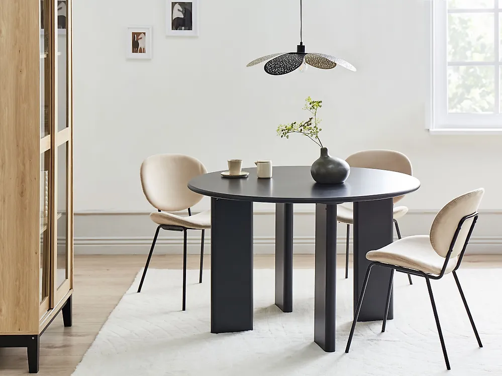 Esstisch COSMO Schwarz 120 cm 120 cm_1175992