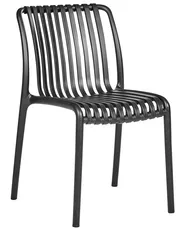 Set di 4 sedie da giardino ARICCIA Nero_988772