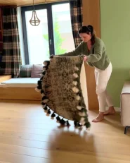 Tapis KAHTA Vert ø 120 cm Coton_1171483