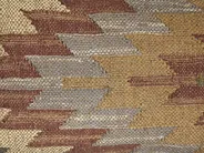 Set of 2 Decorative Cushions DEEPOR 45 x 45 cm Jute Multicolour Oriental Pattern_848055