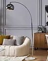 Floor Lamp PAROO Metal Silver