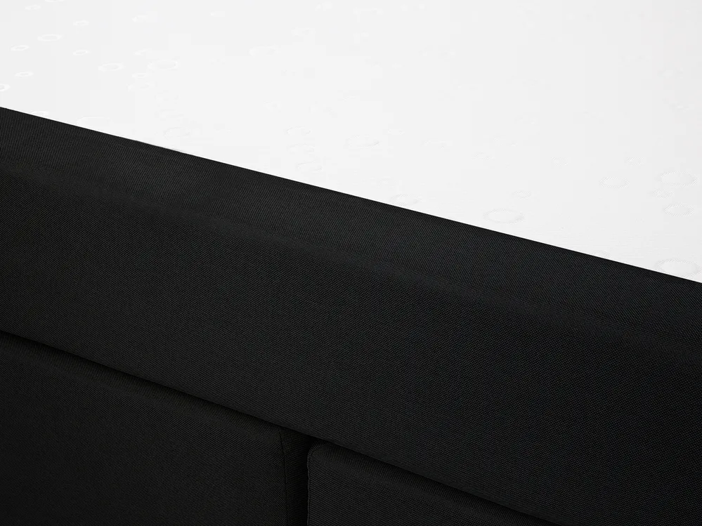 Lit Boxspring Tissu ADMIRAL 160 x 200 cm Noir_764260