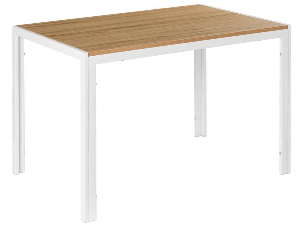 Mesa de comedor MANN Marrón/Blanco 120 cm 80 cm