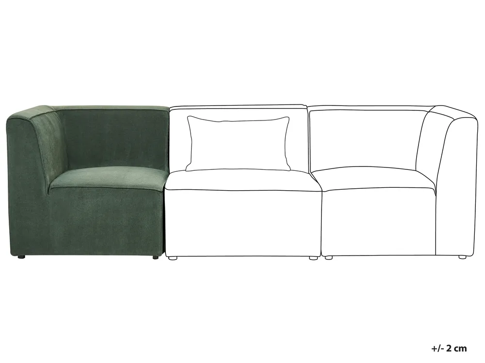 Corner Seat LEMVIG Corduroy Green_869592