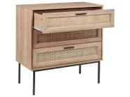 Komoda 3 szuflady PASCO Jasnobrązowy_899853