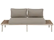 Set da giardino con tavolo 5 posti FIVIZZANO Legno d'acacia Beige_1161047