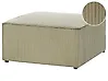 Ottoman LEMVIG Corduroy Green