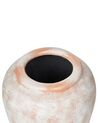 Terracotta Decorative Vase 42 cm Off-White MIRI_893907