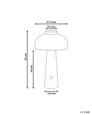 Wireless LED Table Lamp AGUSAN with Dimmer Metal Grey_955322