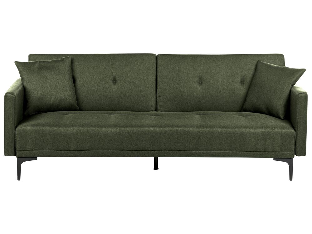 Sofa rozkładana dla 3 osób LUCAN Zielony