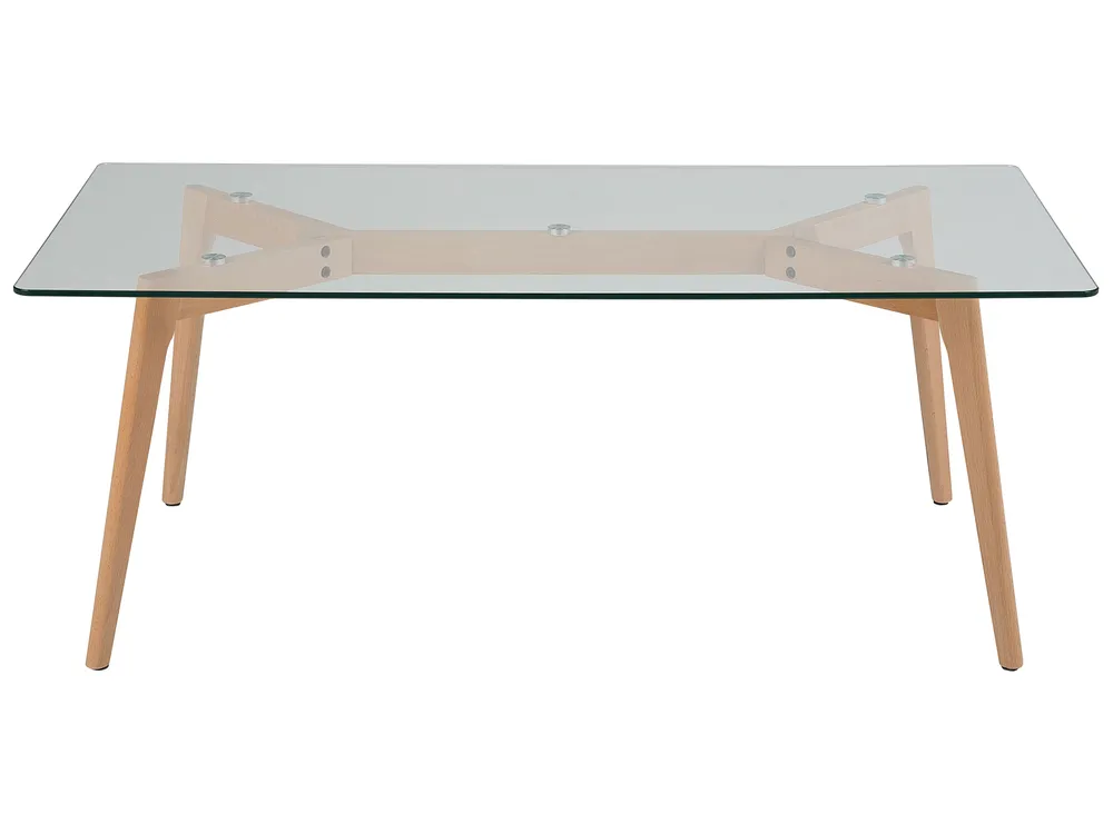 Coffee Table HUDSON Glass Transparent_171313