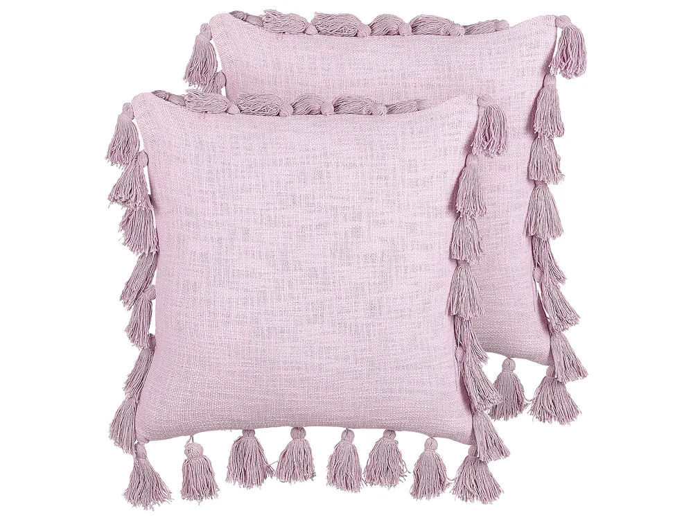 Coussin rose 60x60 Maisons du Monde