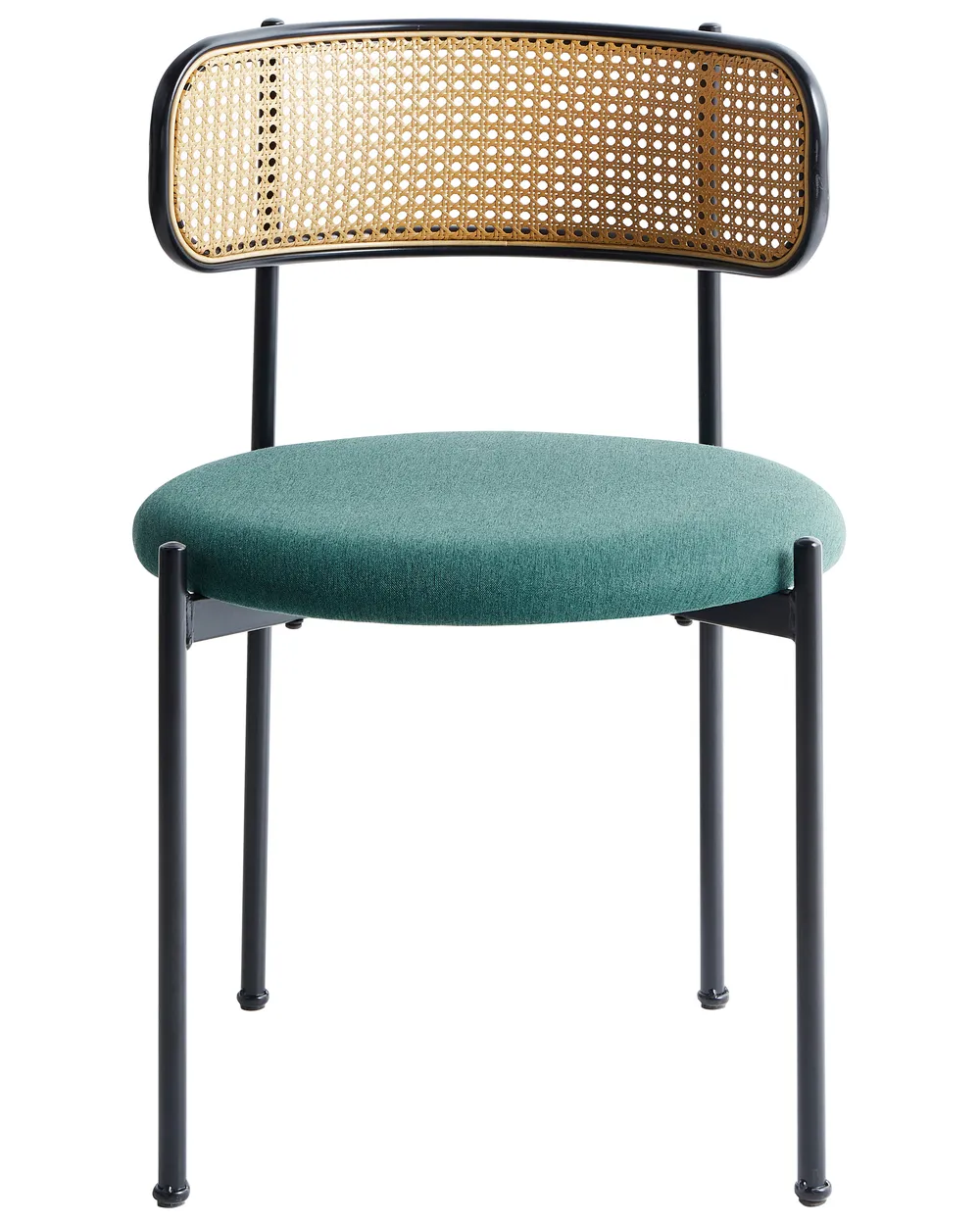 Set of 2 Dining Chairs ANDOVER Metal Green_970222