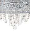 6 Lights Metal Chandelier Silver BARBEIRA_919761