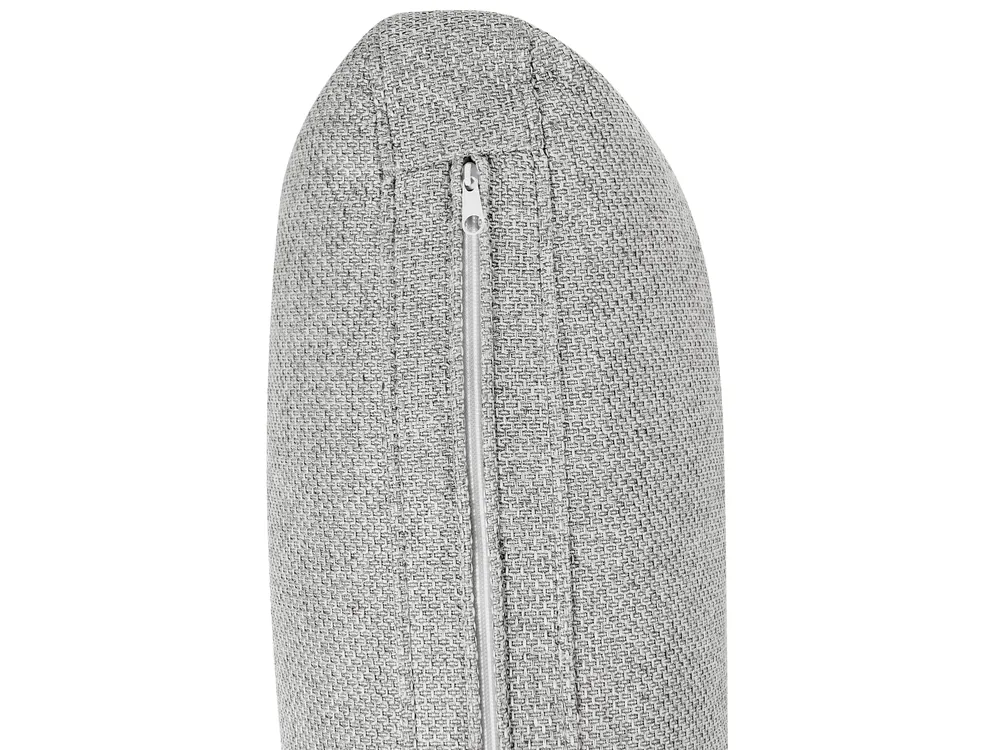 Chaise Longue YURI Faux Linen Grey_1021602