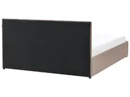Ottoman Bed MASSOGNES Boucle Taupe 160 x 200 cm_1030469