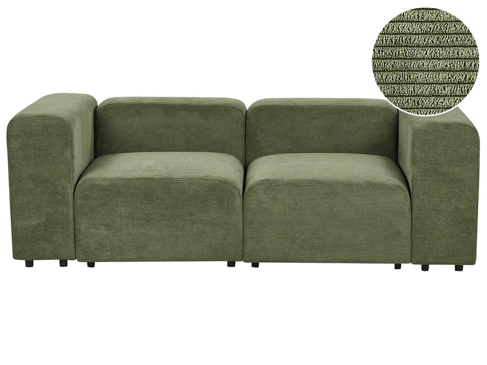 Corduroy modular sofa discount