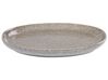 Set of 16 Stoneware Dinnerware Grey COSTMARY_863149