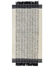 Rug KETENLI White 80 x 150 cm Wool_847438