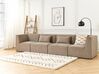 4-seters modulær sofa taupe LEMVIG_875316