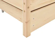 Bunk Bed with Drawers GIRGOLS Pine Wood Light Brown 90 x 200 cm (EU Single) with Storage_968095