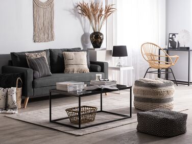 2-seters sofa mørkegrå KALMAR