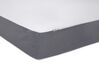 Colchón de poliéster blanco/gris con funda extraíble 80 x 200 cm PICCOLO_771638