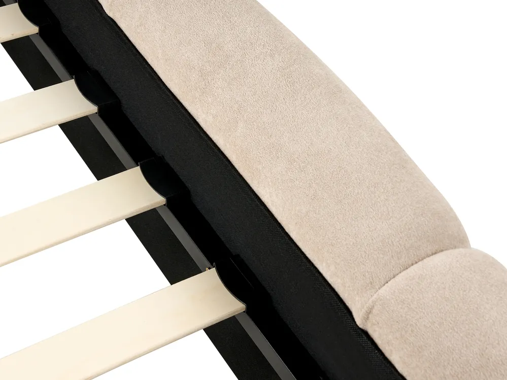 Bed Fabric ORVILLE 160 x 200 cm (EU King Size) Taupe_1025803