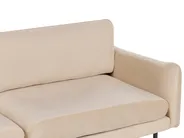 Living Room Set 5 Seater VINTERBRO with Ottoman Velvet Beige_897476