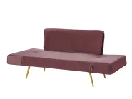 Sofa Bed 2 Seater SAARELA Velvet Pink_932734