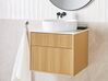 Bathroom Wall Mounted Cabinet 60 x 52 cm Light Wood BEXTI_934943