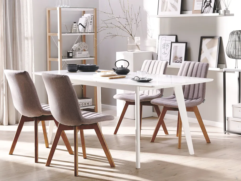 Set di 2 sedie da pranzo CALGARY Tortora_800098